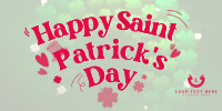 Saint Patricks Greetings Twitter Post Design