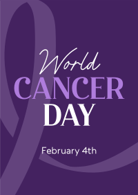 World Cancer Day Awareness Poster Design