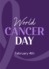 World Cancer Day Awareness Poster Image Preview