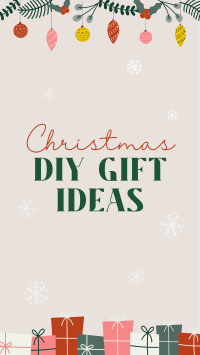 DIY Christmas Gifts Facebook story Image Preview