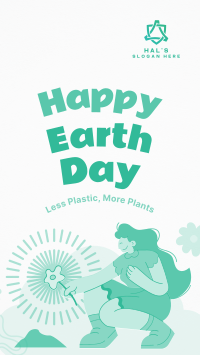 Plant a Tree for Earth Day Instagram reel Image Preview