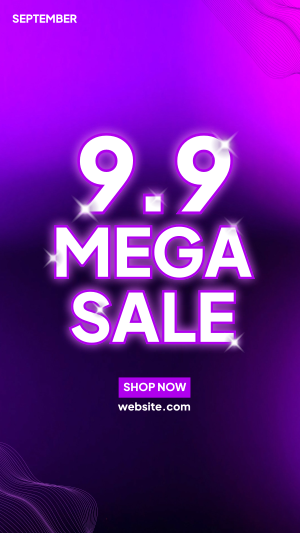 9.9 Mega Sale Facebook story Image Preview