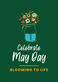 May Day Spring Poster Design