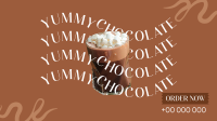 Say it with chocolate Facebook Event Cover Design