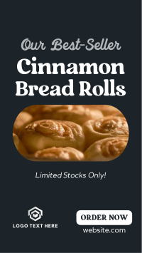 Best-seller Cinnamon Rolls YouTube Short Design