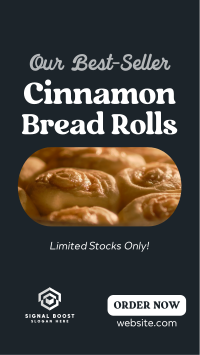 Best-seller Cinnamon Rolls YouTube Short Image Preview