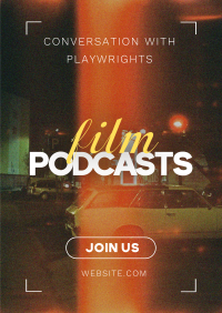 Film Podcasts Flyer Design