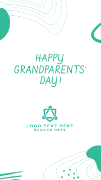 Happy Grandparents' Day Abstract Facebook Story Design