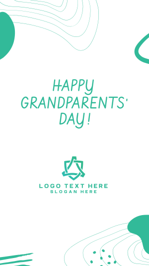 Happy Grandparents' Day Abstract Facebook story Image Preview