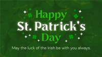 Sparkly St. Patrick's Facebook Event Cover Design