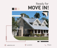 Ready for Move in Facebook Post Design