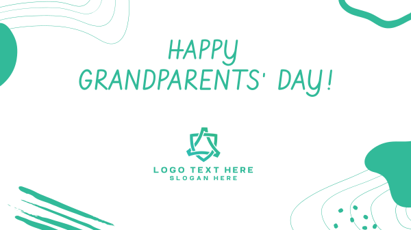 Happy Grandparents' Day Abstract Facebook Event Cover Design Image Preview