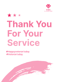 Thank You Veterans Flyer Image Preview