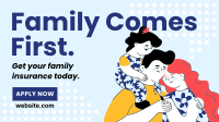 Family Comes First Facebook event cover Image Preview