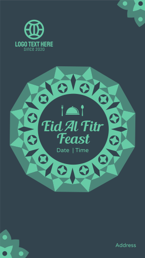 Eid Feast Celebration Facebook story
