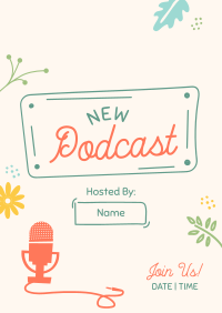 Generic Podcast Show Flyer Design