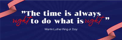 Martin Luther Quote Twitter header (cover) Image Preview