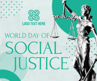World Day Of Social Justice Facebook Post Design