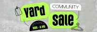 Community Yard Sale Thrift Twitter header (cover) Image Preview