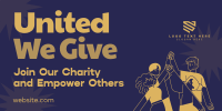 Charity Empowerment Twitter Post Design