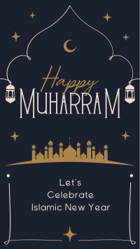 For Mosque Muharram Facebook Story Design