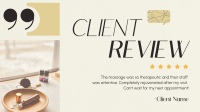 Spa Client Review Facebook event cover Image Preview