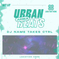 Urban Beats DJ Instagram Post Design