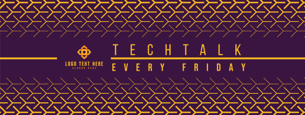 Tech Talk Friday Facebook Cover Design Image Preview