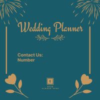 Wedding Planner  Instagram Post Design