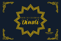 Ornamental Diwali Celebration Pinterest board cover Image Preview