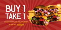 Flame Grilled Burgers Twitter Post Image Preview