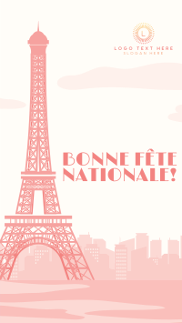 Bonne Fête Nationale Instagram story Image Preview
