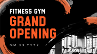 Messy Brush Fitness Facebook Event Cover Design