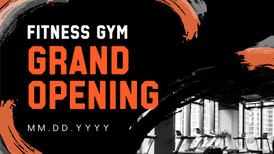 Messy Brush Fitness Facebook Event Cover Image Preview