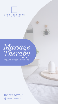 Rejuvenating Massage Facebook Story Design