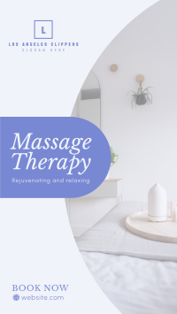 Rejuvenating Massage Facebook story Image Preview