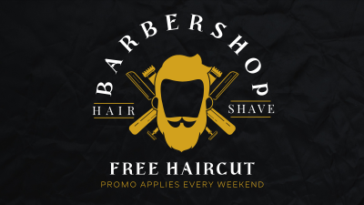 Haircut Promo Facebook event cover Image Preview