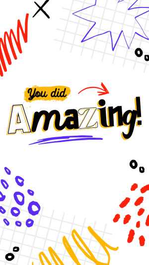 You did amazing! Facebook story Image Preview