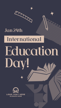 International Education Day TikTok video Image Preview