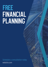 Simple Financial Planning Flyer Design