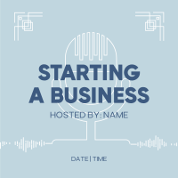 Simple Business Podcast Instagram post Image Preview