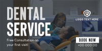 Dental Orthodontics Service Twitter Post Design