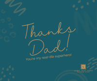 Thanks Dad Script Facebook post Image Preview
