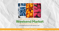 Weekend Fruits Facebook ad Image Preview