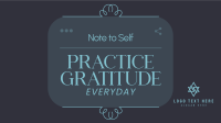 Positive Self Note Facebook Event Cover Design