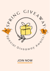 Spring Giveaway Flyer Image Preview