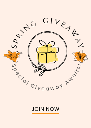 Spring Giveaway Flyer Image Preview