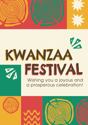Tribal Kwanzaa Festival Poster Image Preview