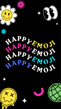 Assorted Emoji TikTok Video Design