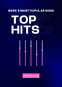 Top Hits Poster Design